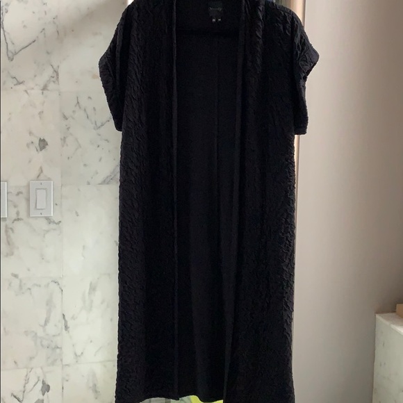 Twenty Sweaters - Long short sleeve cardigan in black